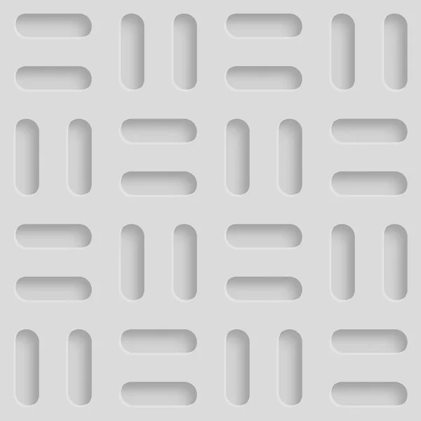 Bezproblémové vzory s zkosenými tvary. Abstraktní šedi monochromatické Pavetment pozadí — Stock fotografie