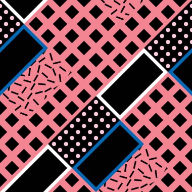 Renkli kalın parlak seamless modeli