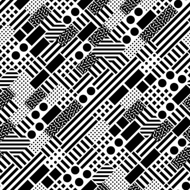 Renkli kalın parlak seamless modeli