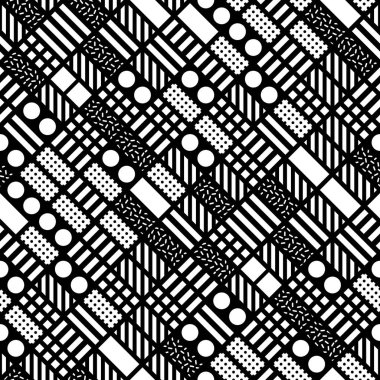 Renkli kalın parlak seamless modeli