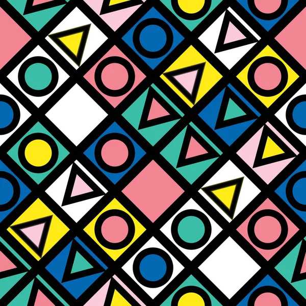 Renkli kalın parlak seamless modeli