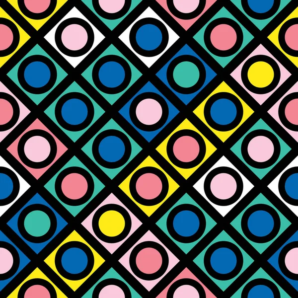 Renkli kalın parlak seamless modeli