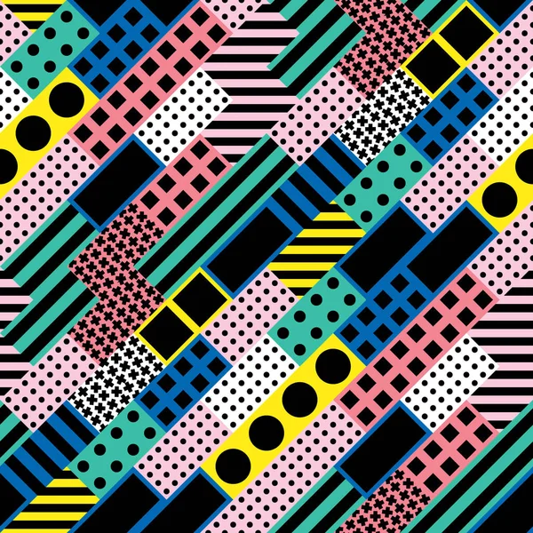 Renkli kalın parlak seamless modeli