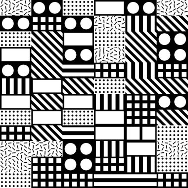 Renkli kalın parlak seamless modeli