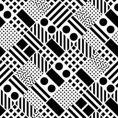 Renkli kalın parlak seamless modeli