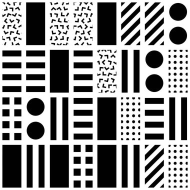 Renkli kalın parlak seamless modeli