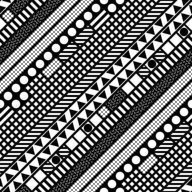 Renkli kalın parlak seamless modeli