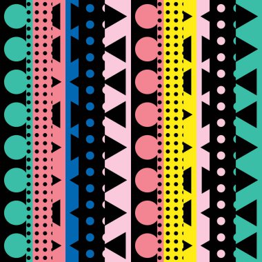 Renkli kalın parlak seamless modeli