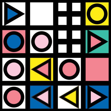 Renkli kalın parlak seamless modeli