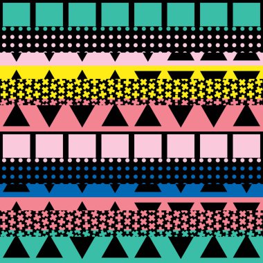 Renkli kalın parlak seamless modeli