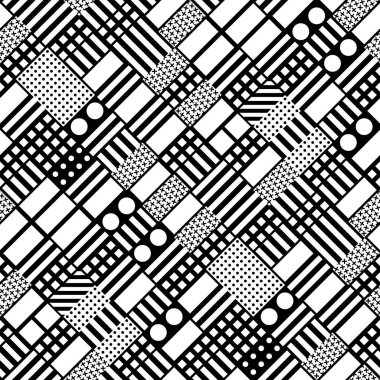 Renkli kalın parlak seamless modeli