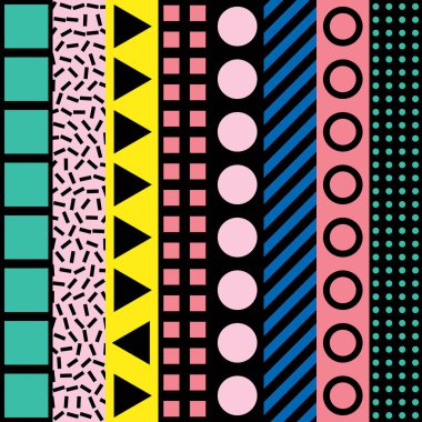 Renkli kalın parlak seamless modeli