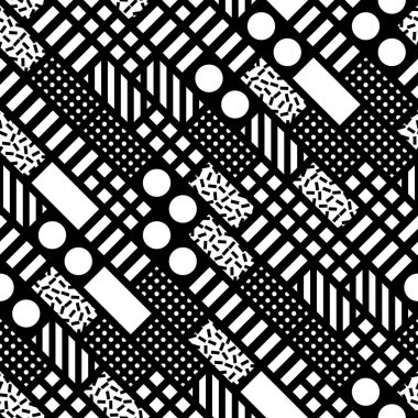 Renkli kalın parlak seamless modeli