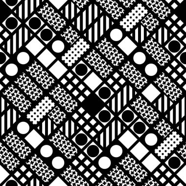 Renkli kalın parlak seamless modeli