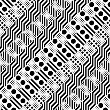 Renkli kalın parlak seamless modeli