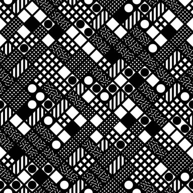 Renkli kalın parlak seamless modeli