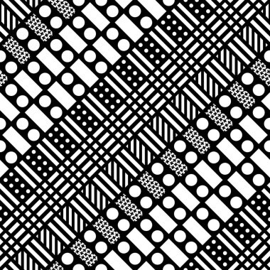 Renkli kalın parlak seamless modeli