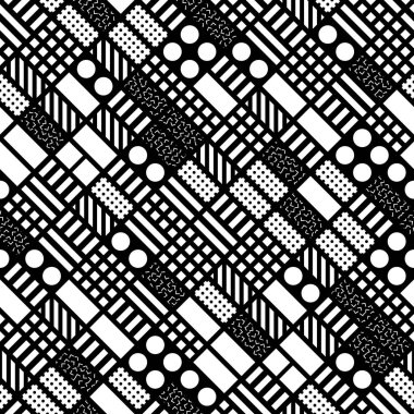 Renkli kalın parlak seamless modeli