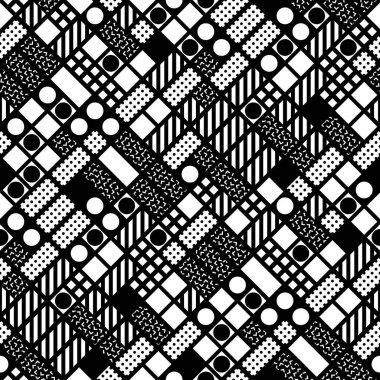 Renkli kalın parlak seamless modeli