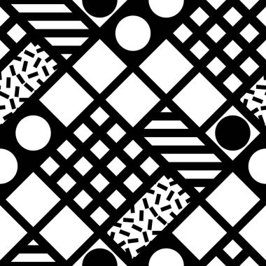 Renkli kalın parlak seamless modeli