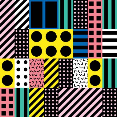 Renkli kalın parlak seamless modeli