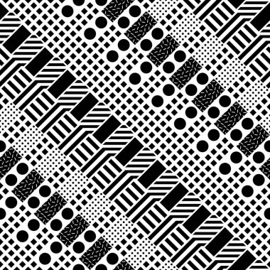 Renkli kalın parlak seamless modeli