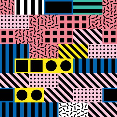 Renkli kalın parlak seamless modeli