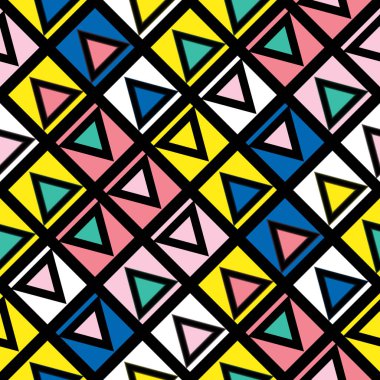 Renkli kalın parlak seamless modeli