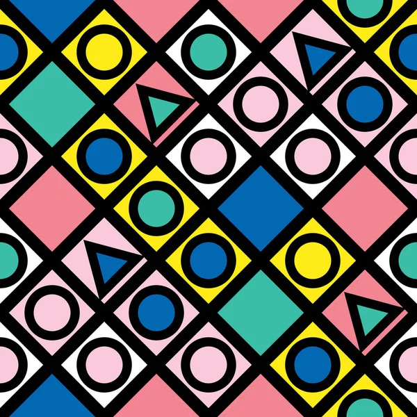 Renkli kalın parlak seamless modeli