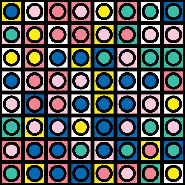 Farbenfrohe kühne helle nahtlose Muster — Stockfoto