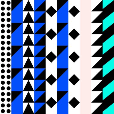 Soyut seamless modeli 80 90 stili