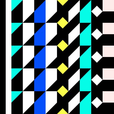 Soyut seamless modeli 80 90 stili