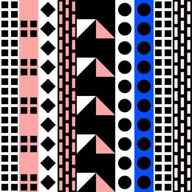 Soyut seamless modeli 80 90 stili