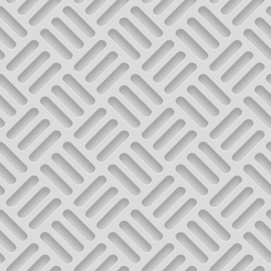 Eğimli şekiller ile Dikişsiz desen. Soyut gri tonlamalı tek renkli Pavetment arka plan