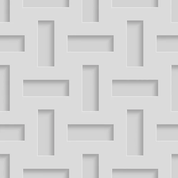 傾斜した図形とシームレスなパターン。抽象的なグレースケール白黒 Pavetment 背景 — ストック写真