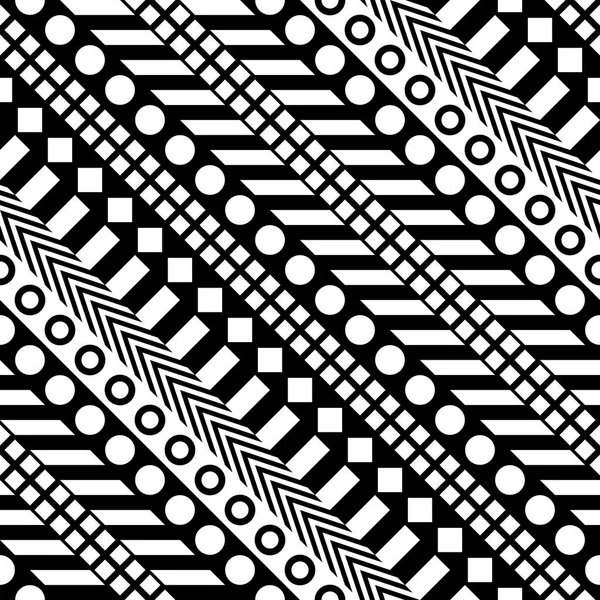 Seamless geometric pattern. Repeating ethnic ornamental design.