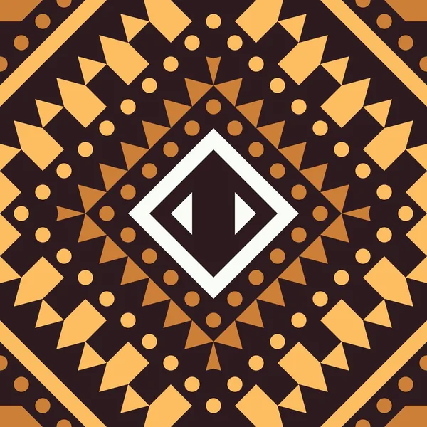 Etnische Tribal naadloze patroon. Geometrische versiering illustratie. Decoratieve stijlvolle textuur — Stockfoto