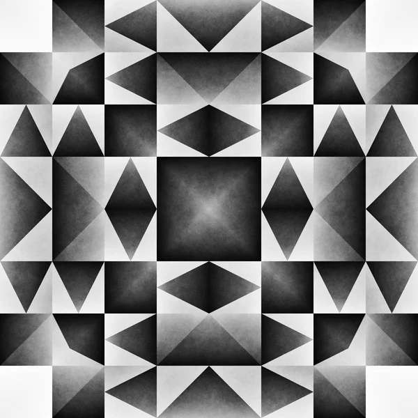 Ethnischen Stammes aztec nahtlose Muster. geometrische ornamentale Illustration. Schwarz-weiß stilvolle Textur — Stockfoto