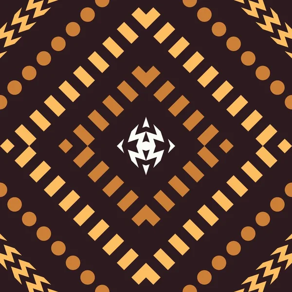 Padrão sem costura étnica tribal. Ilustração Ornamental Geométrica. Textura elegante decorativa — Fotografia de Stock