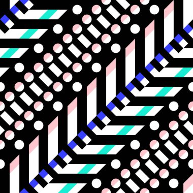 Retro renk seamless modeli. Süslü geometrik sanat baskı. Etnik hipster süs satırları zemin.