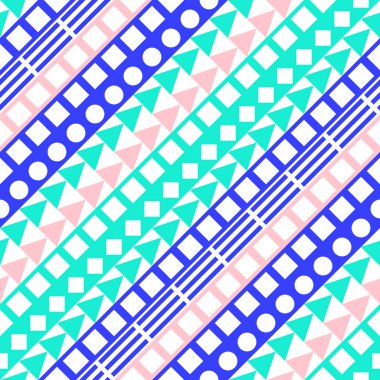Retro renk seamless modeli. Süslü geometrik sanat baskı. Etnik hipster süs satırları zemin.