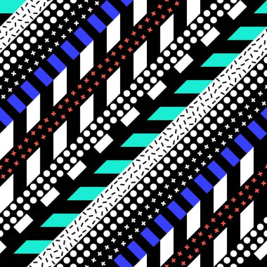 Retro renk seamless modeli. Süslü geometrik sanat baskı. Etnik hipster süs satırları zemin.