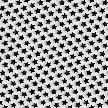 Gölgeli geometrik şekiller dağınık. Soyut Dikişsiz tek renkli desen.