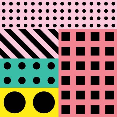 Fayans dekoratif geometrik şekiller. Çok renkli düzensiz. Renkli arka plan. Sanatsal dekoratif süs kafes