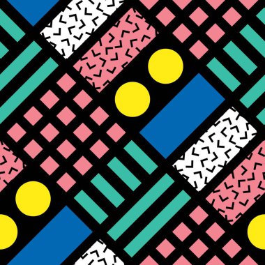 Fayans dekoratif geometrik şekiller. Çok renkli düzensiz. Renkli arka plan. Sanatsal dekoratif süs kafes