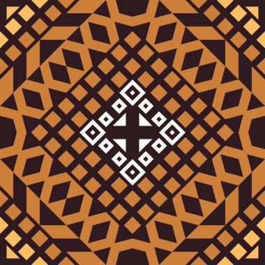 Etnik kabile Seamless modeli. Geometrik süs illüstrasyon. Dekoratif şık doku