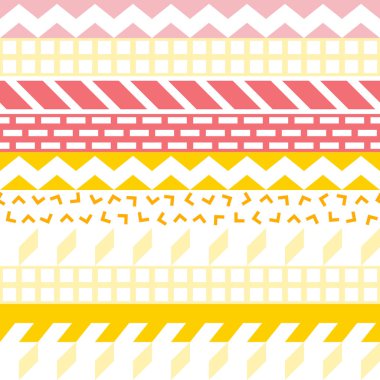 Retro renk seamless modeli. Süslü geometrik sanat baskı. Etnik hipster süs satırları zemin.