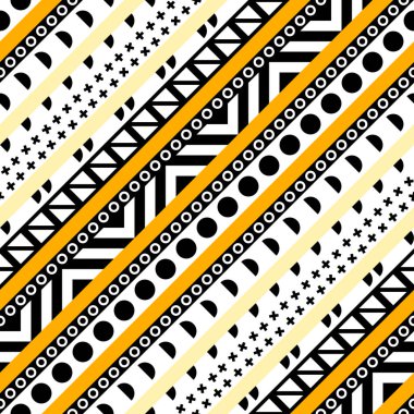 Retro renk seamless modeli. Süslü geometrik sanat baskı. Etnik hipster süs satırları zemin.