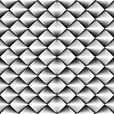 Seamles gradyan Rhombus ızgara desen. Geometrik arka plan tasarlamak