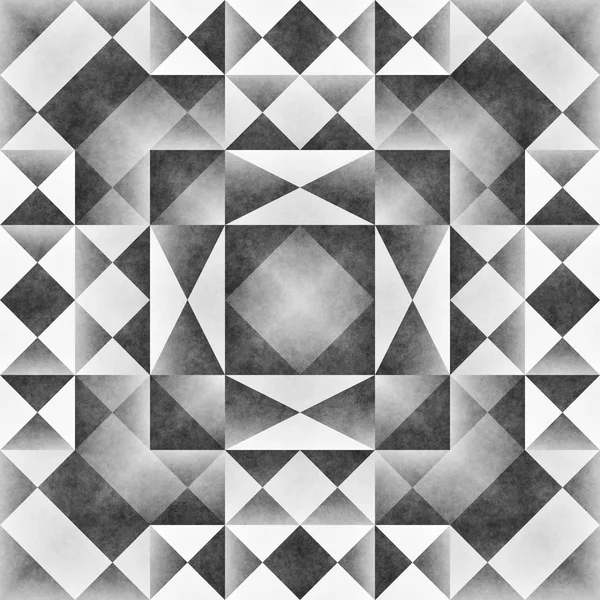 モノクロの部族のシームレスなパターン。アステカ スタイル抽象的な幾何学的なアート プリント. — ストック写真